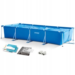 Sodo baseino rėmas 450x220x84 intex pilnas komplektas