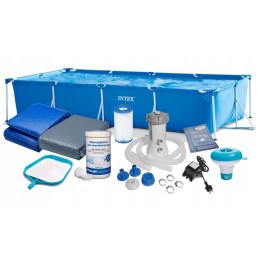 Sodo baseino rėmas 450x220x84 intex pilnas komplektas