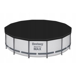 Frame pool steel pro max 427x107 gray 14ft bestway 5in1 accessories