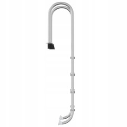 Vidaxl peldbaseina kāpnes 54x38x184 5 cm 304 nerūsējošais tērauds
