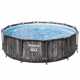 Frame garden pool 12ft 366x100cm 12in1 steel