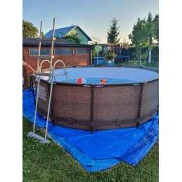 Bestway rėmo baseinas 366x100 cm plieno pro maks