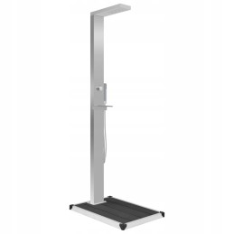 Garden shower with wpc base stainless steel