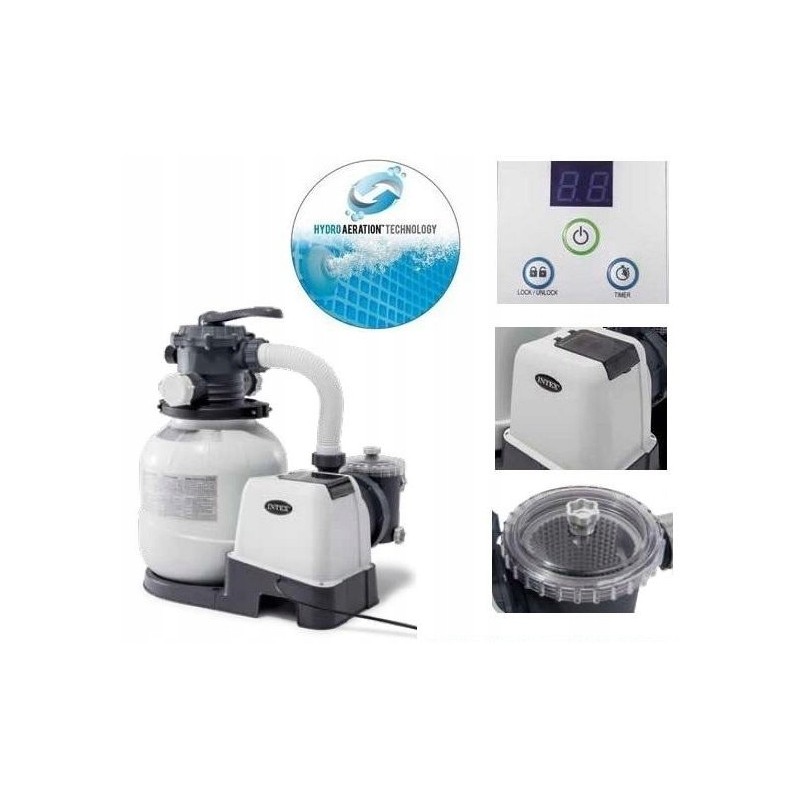 Smėlio siurblys intex 26652gs laikmatis rcd 12000 lh