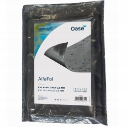 Oase alfafolio juoda iš anksto supakuota 0 5mm 8x6m juoda PVC folija kilpai