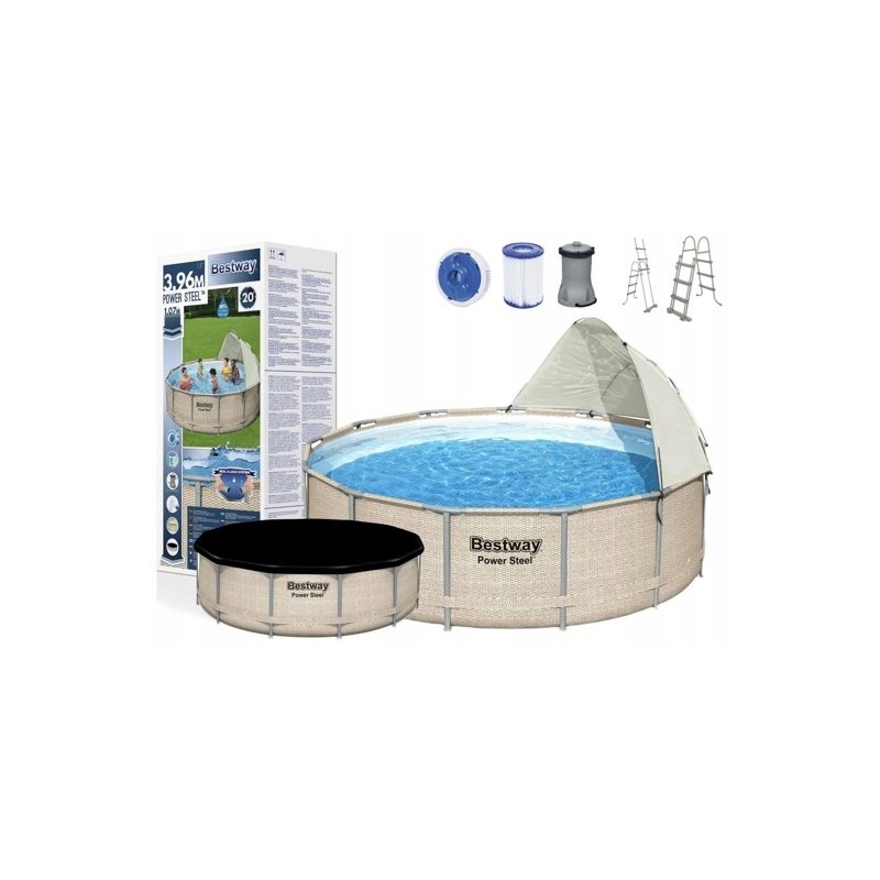 Sodo karkasinis baseinas 396 x 107cm bestway 5614v