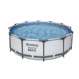 Steel Pro max rāmja baseins 366x100 pelēks 12 pēdas b