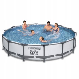 Tērauda dārza baseins 427 x 84 cm komplekts 9in1 bestway 56595