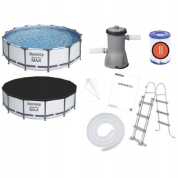 „Bestway“ rėmo baseinas 4 27m x 107m 11in1 56950
