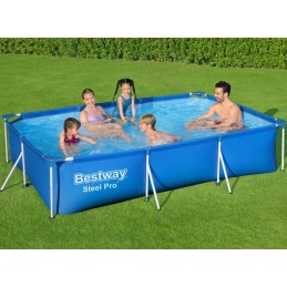 Bestway 300 stačiakampis sodo baseinas su rėmu