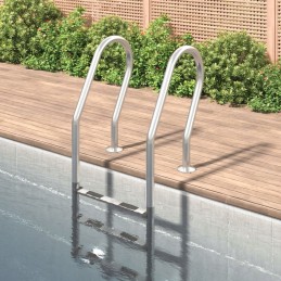 Pool ladder 54x38x158 cm stainless steel