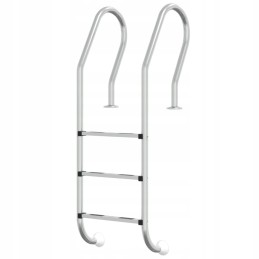 Pool ladder 54x38x158 cm stainless steel