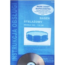 Sodo baseino rėmas 366x99 komplektas 4in1 komplektas