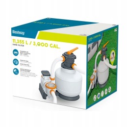 Bestway efektyvus smėlio siurblys baseinui, žarnų jungtys 11355 lh 58486