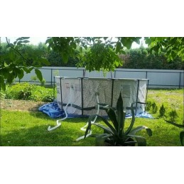 56420 rāmja baseina sūkņa kāpņu filtrs 366x122cm bestway komplekts