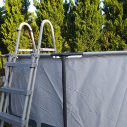 56420 rāmja baseina sūkņa kāpņu filtrs 366x122cm bestway komplekts