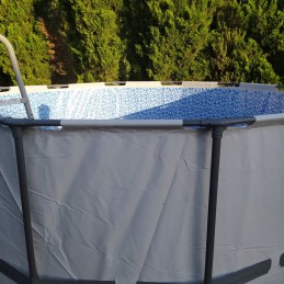 56420 rāmja baseina sūkņa kāpņu filtrs 366x122cm bestway komplekts