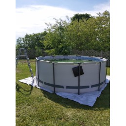 56420 rāmja baseina sūkņa kāpņu filtrs 366x122cm bestway komplekts