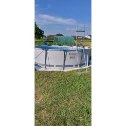 Steel Pro max rāmja baseins 366x100 pelēks 12 pēdas