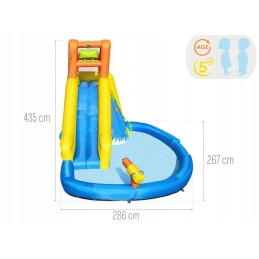 Inflatable water playground 435x286x267 for children bestway 53345 model 2024
