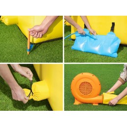 Inflatable water playground 435x286x267 for children bestway 53345 model 2024