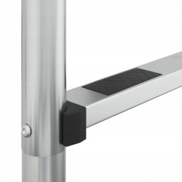 Vidaxl peldbaseina kāpnes 54x38x184 5 cm 304 nerūsējošais tērauds