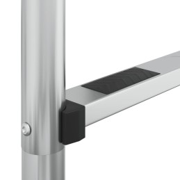 Vidaxl peldbaseina kāpnes 54x38x184 5 cm 304 nerūsējošais tērauds