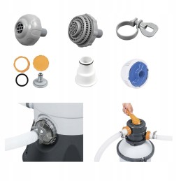 Bestway smėlio filtro siurblys flowclar 5678 lh