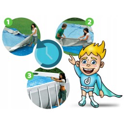 Frame garden pool 282 x 196 x 84 cm 16 in 1 bestway 56629n