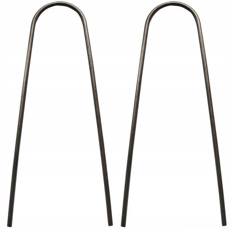 Metaliniai smeigtukai įvairių tipų agrotekstilei, agrotekstilei ir geotekstilei tvirtinti prie žemės, taip pat smeigtukai kurmių