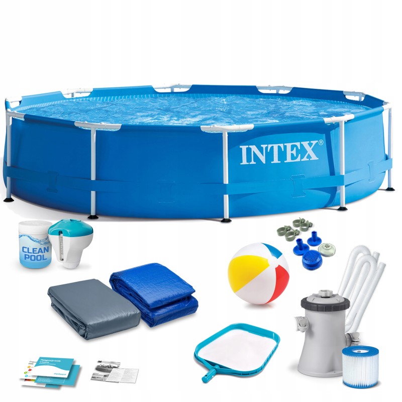 Karkasa baseina sūknis 305x76 intex komplekts 15in1 maks