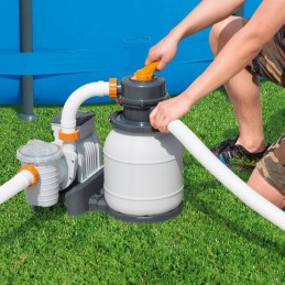 Didelis filtruojantis smėlio siurblys sodo baseinams 5678l h bestway 58497