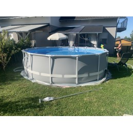 Frame garden pool 427x107 12in1 set intex 26720