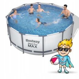 Frame garden pool 366 x 122 cm 6 in 1 bestway 56420