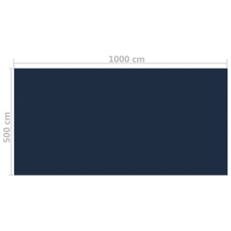 Ujuv päikesefoolium PE-st 1000x500 cm