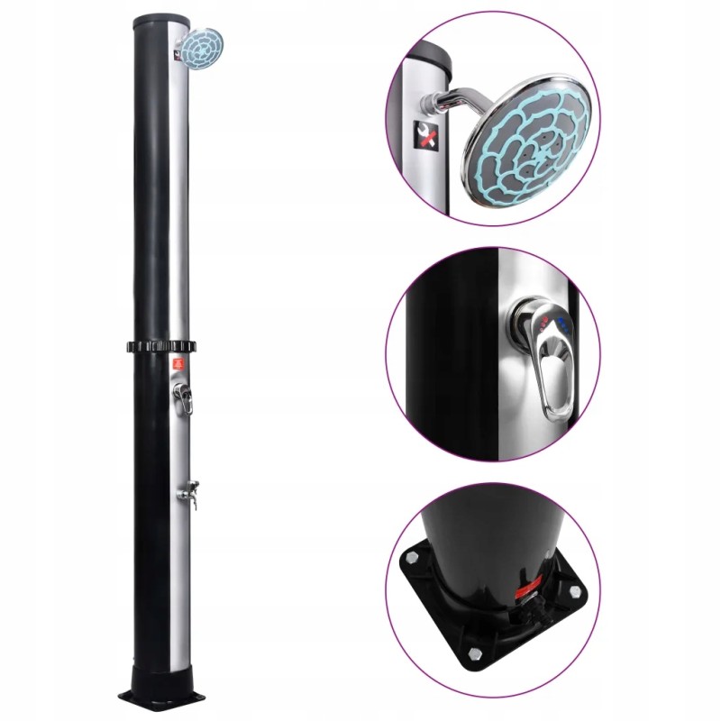 Garden shower solar pool terrace
