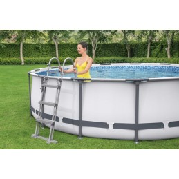 Tērauda baseins 14 pēdas 427 x 107 cm tērauda pro max b