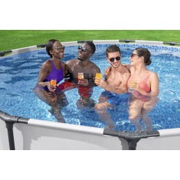 Tērauda dārza baseins 396x122 cm bestway 5618w