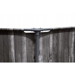 Steel Pro max rāmja baseins 366x100 koka imitācija 12 pēdas bestway 4in1