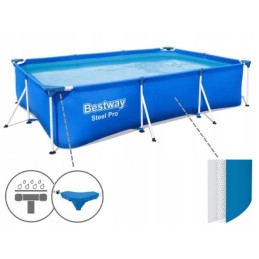 Karkasa baseins 300x201x66cm 8in1 bestway 56411