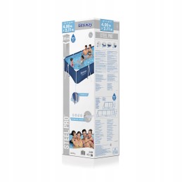 Perekonna terasest profiraamiga bassein 400x211x81 bestway remondikomplekt