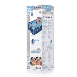 Perekonna terasest profiraamiga bassein 400x211x81 bestway remondikomplekt