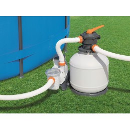 Smilšu sūknis peldbaseiniem, filtrs šļūtenēm, 11355 lh bestway