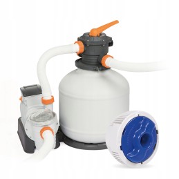 Smilšu sūknis peldbaseiniem, filtrs šļūtenēm, 11355 lh bestway