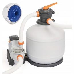 Smilšu sūknis peldbaseiniem, filtrs šļūtenēm, 11355 lh bestway