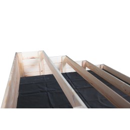 4-storey vegetable garden wooden cold frame box herbarium 120x120 guide