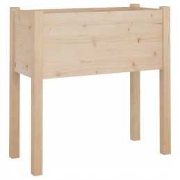 Vidaxl dārza puķu podi 2 gab 70x31x70 cm priedes masīvkoks