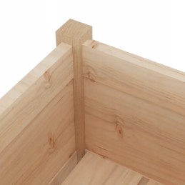 Vidaxl sodo gėlių vazonai 2 vnt 70x31x70 cm pušies masyvo