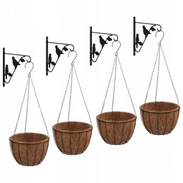 Seinakonks lillepoti lillepoti riidepuule 4 tk ø40cm kookospähkel
