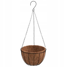 Sieninis kabliukas gėlių vazonų stovui gėlių vazonų kabykla 4 vnt. ø40cm kokosas